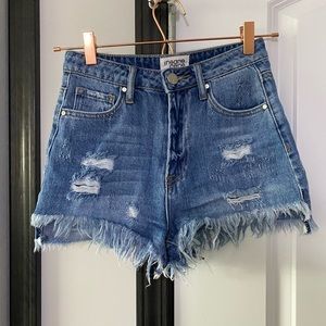 Insane gene Jean shorts  xs